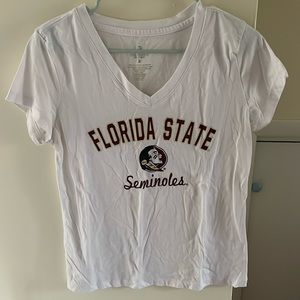 Florida State Seminoles White Tee Size Medium